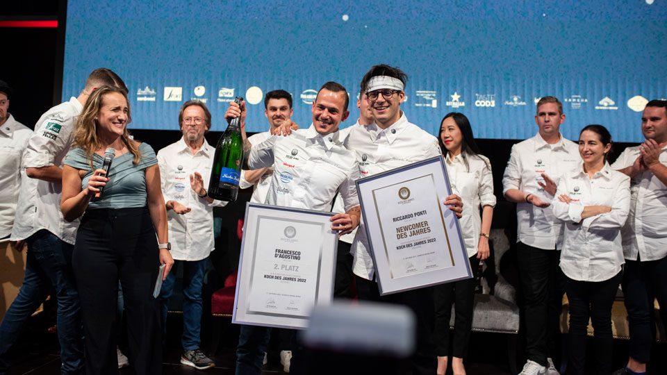 Zweiter Platz für Francesco D'Agostino und Newcomer des Jahres Riccardo Ponti